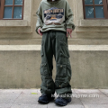 מטען OEM Mens Mens Multi Pocket כותנה מכנסי עבודה לגברים באיכות גבוהה
